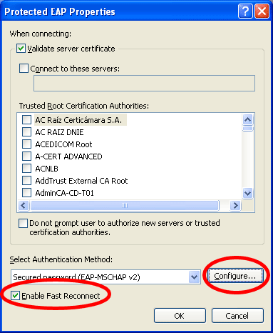 winxp_6 Enable Fast Reconnect and Configure